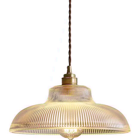 Glass Pendant Chandelier Transparent Round Home Decor Chandelier Lighting（Without light source） -DENUOTOP