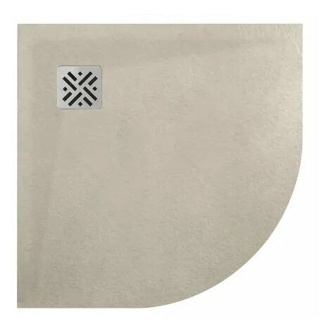 Glass - Piatto Doccia Semicircolare 90 Cm Dune - Colore: Sabbia