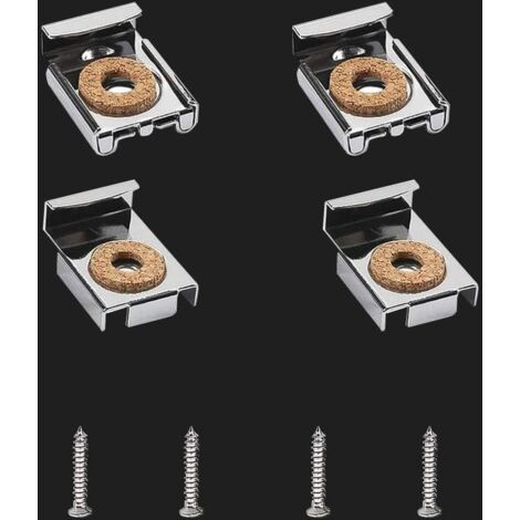 Glass Shelf Bracket,Round Mirror Clamps,Mirror Clips Glass Clamp,Bathroom Mirror Glass Clamps Zinc Alloy Wall Round Brackets,Alloy Bracket Clamp