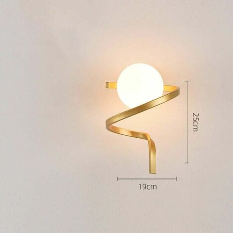 JALLERIA Glass Wall Light Modern Gold Wall Sconce Indoor Home Decoration Bathroom Kitchen Living Room Vanity Hallway Lamp