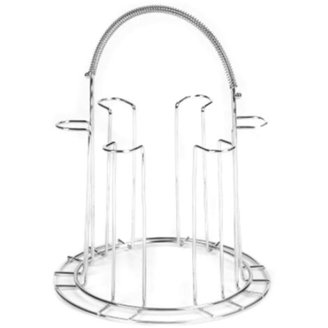 Glass Water Cup Rack Bracket Stainless Steel Household Draining Cup Storage Rack Holder for Party