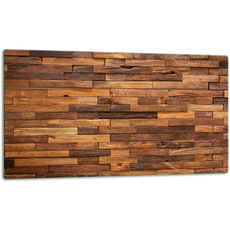 Glasscheibe SchneideBrett 52x30 Holz