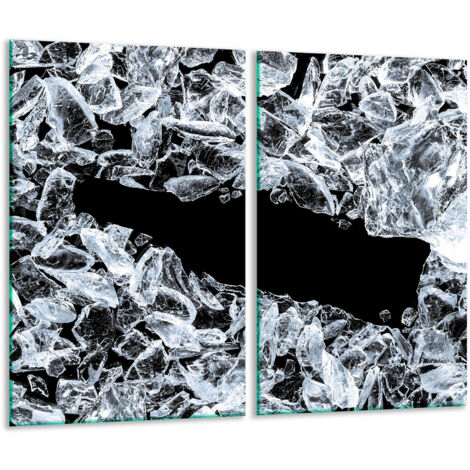 GlasscheideBrett 2x 30x52 Eis