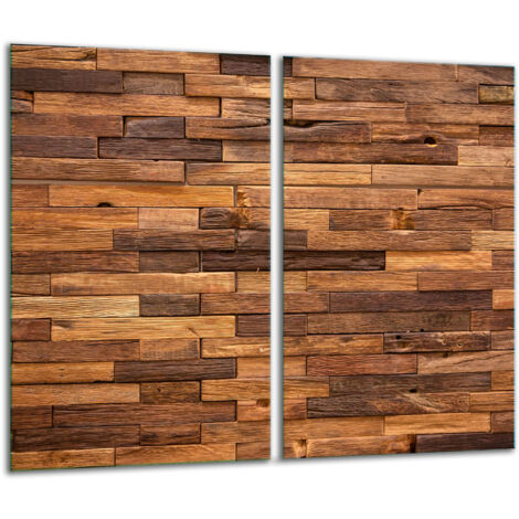 Glasscheidebrett 2x 30x52 Holz