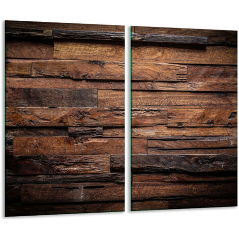 Glasscheidebrett 2x 30x52 Holz