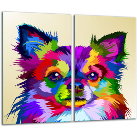 GlasscheideBrett 2x 30x52 Hund