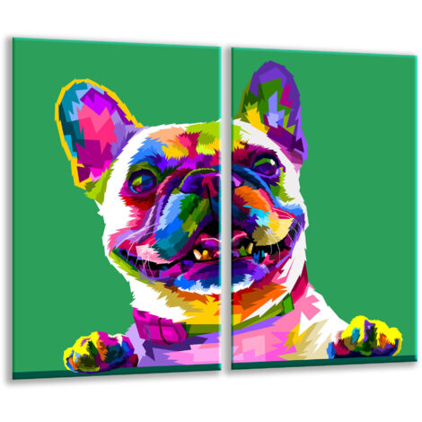GlasscheideBrett 2x 30x52 Hund