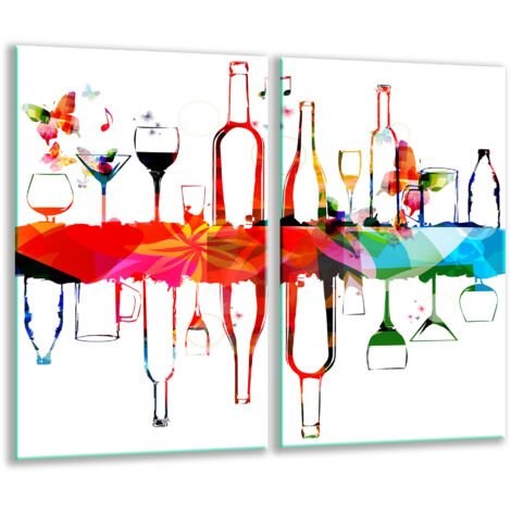 GlasscheideBrett 2x 30x52 Wein