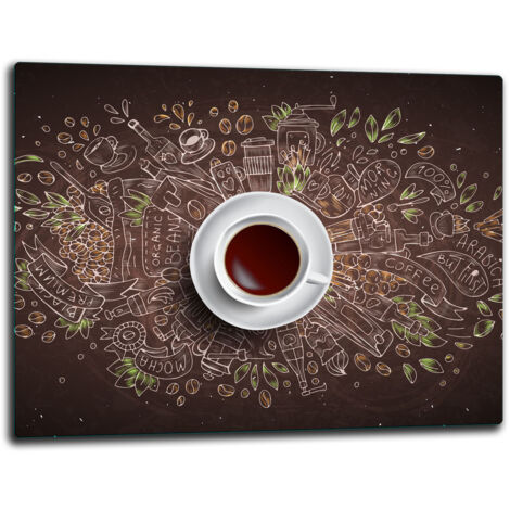 GlasscheideBrett 52x40 Kaffee