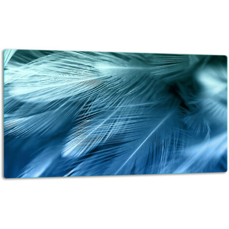 Glasschild Schneidebrett 52x30 Blau