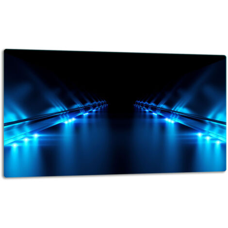 Glasschild Schneidebrett 52x30 Blau