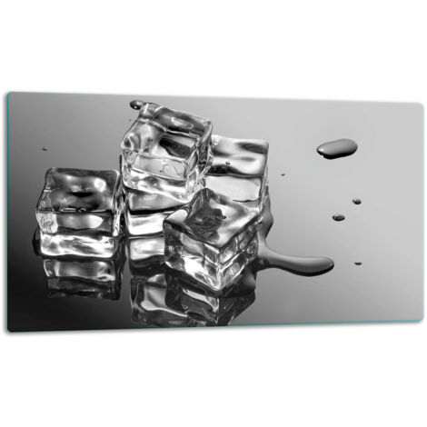 Glasschild Schneidebrett 52x30 EIS