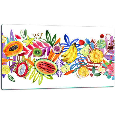 Glasschild Schneidebrett 52x30 FRUCHT