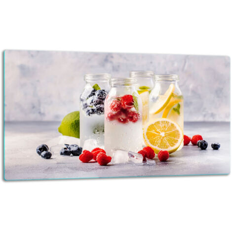 Glasschild Schneidebrett 52x30 FRUCHT