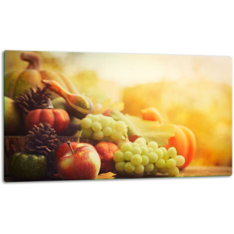 Glasschild Schneidebrett 52x30 FRUCHT