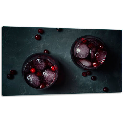 Glasschild Schneidebrett 52x30 FRUCHT