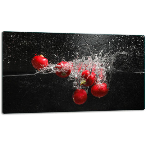 Glasschild Schneidebrett 52x30 FRUCHT