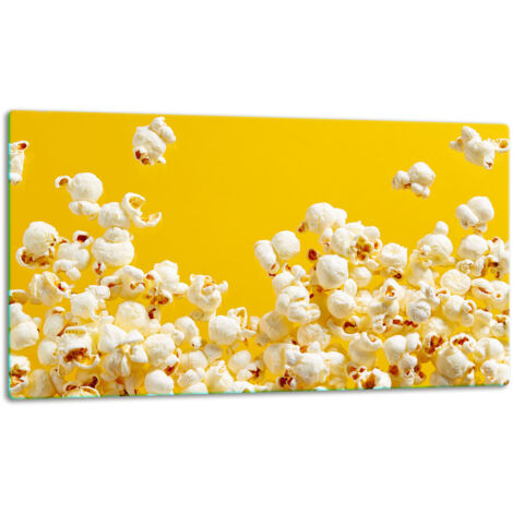 Glasschild Schneidebrett 52x30 Popcorn