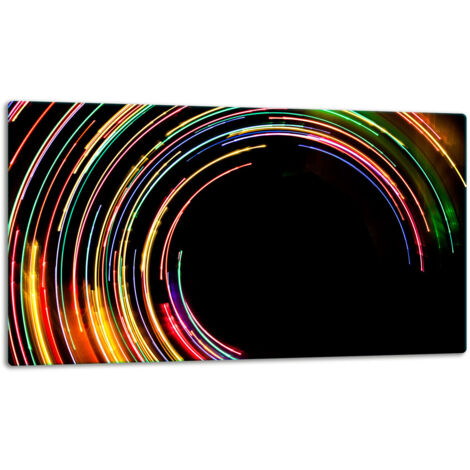 Glasschild Schneidebrett 52x30 Schwarz