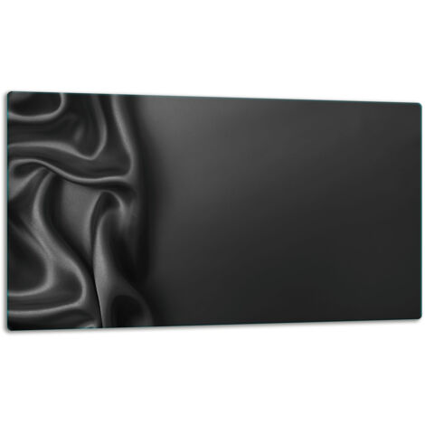 Glasschild Schneidebrett 52x30 Schwarz