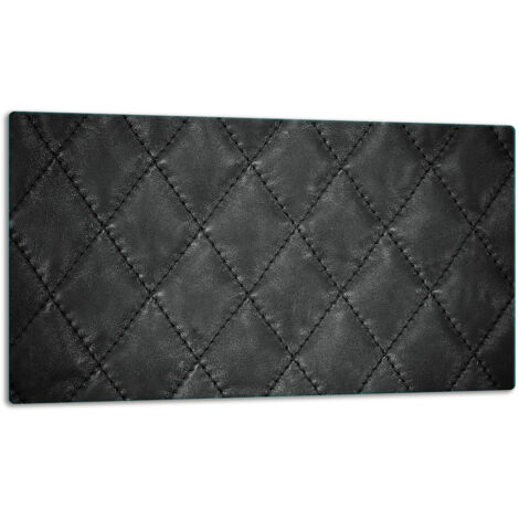 Glasschild Schneidebrett 52x30 Schwarz