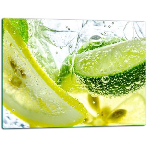 Glasschild Schneidebrett 52x40 FRUCHT
