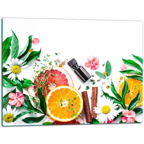 Glasschild Schneidebrett 52x40 FRUCHT