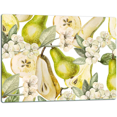 Glasschild Schneidebrett 52x40 FRUCHT