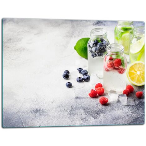 Glasschild Schneidebrett 52x40 FRUCHT