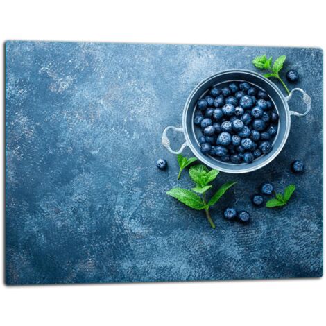 Glasschild Schneidebrett 52x40 FRUCHT