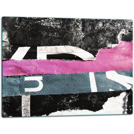 Glasschild Schneidebrett 52x40 kunst