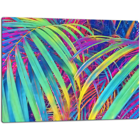 Glasschild Schneidebrett 52x40 Natur
