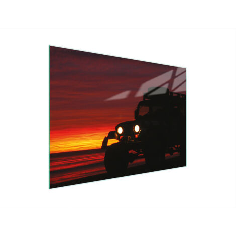 Glasschneidebrett 30x22 Auto