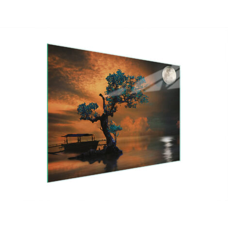 Glasschneidebrett 30x22 Baum