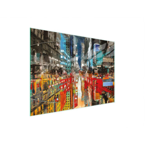 Glasschneidebrett 30x22 CITY