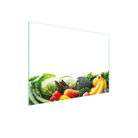 Glasschneidebrett 30x22 Gemüse