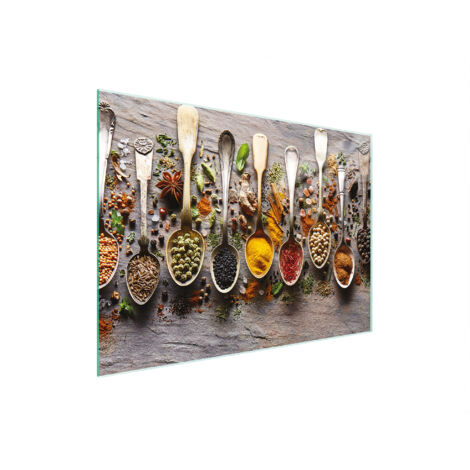 Glasschneidebrett 30x22 Gewürze