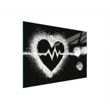 Glasschneidebrett 30x22 Herz
