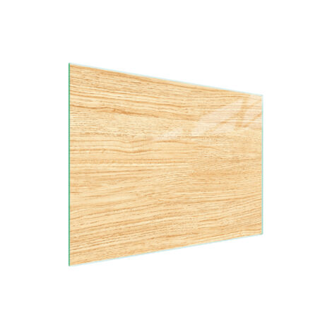 Glasschneidebrett 30x22 Holz