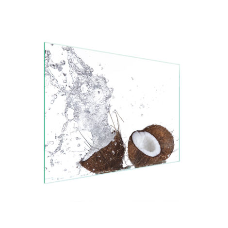 Glasschneidebrett 30x22 Kokosnuss