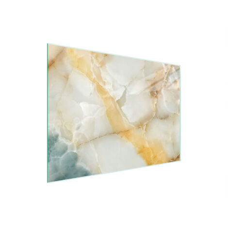 Glasschneidebrett 30x22 Marmor