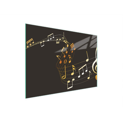 Glasschneidebrett 30x22 Musik