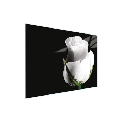 Glasschneidebrett 30x22 Rose