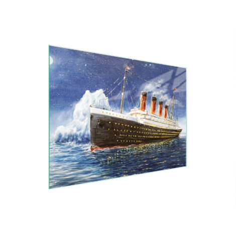 Glasschneidebrett 30x22 Titanic