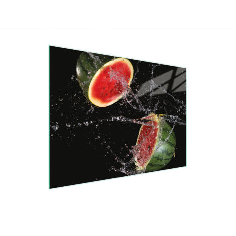 Glasschneidebrett 30x22 Wassermelone