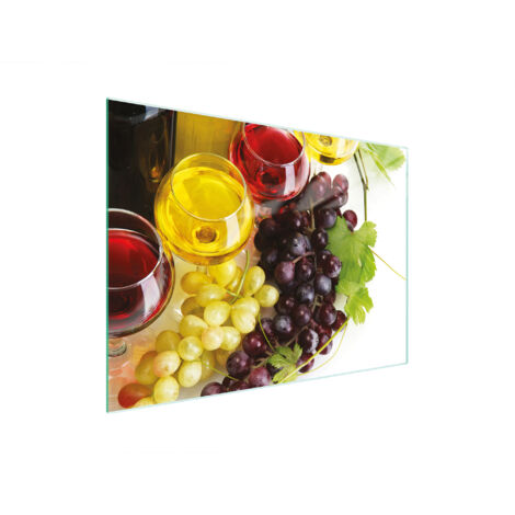 Glasschneidebrett 30x22 Wein