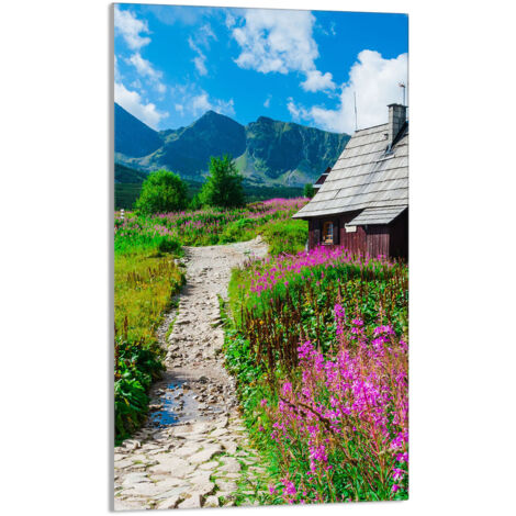 Glasschneidebrett 30x52 Berge