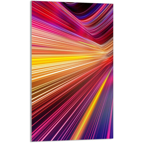 Glasschneidebrett 30x52 Bunt
