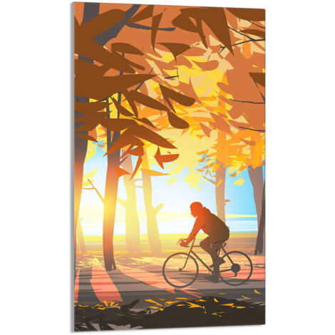 Glasschneidebrett 30x52 Forest