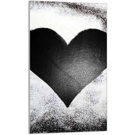 Glasschneidebrett 30x52 Herz